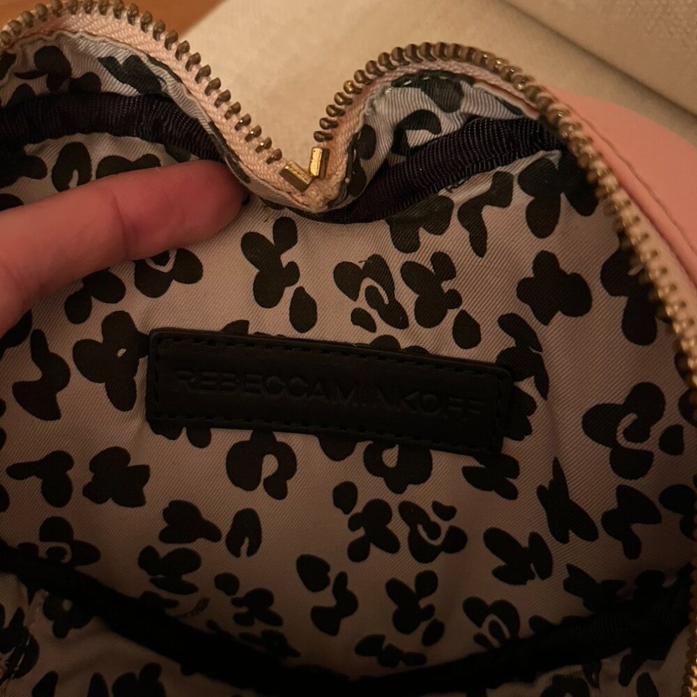 Rebecca Minkoff Pink Quilted Heart Crossbody Bag - Picture 8 of 9